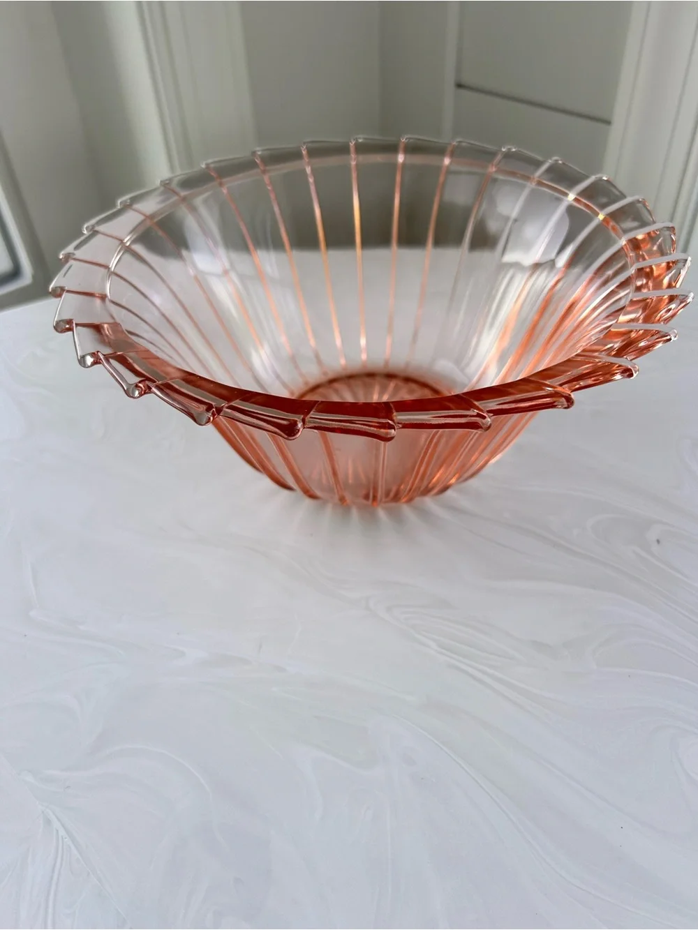 Jeanette Glass vintage pink